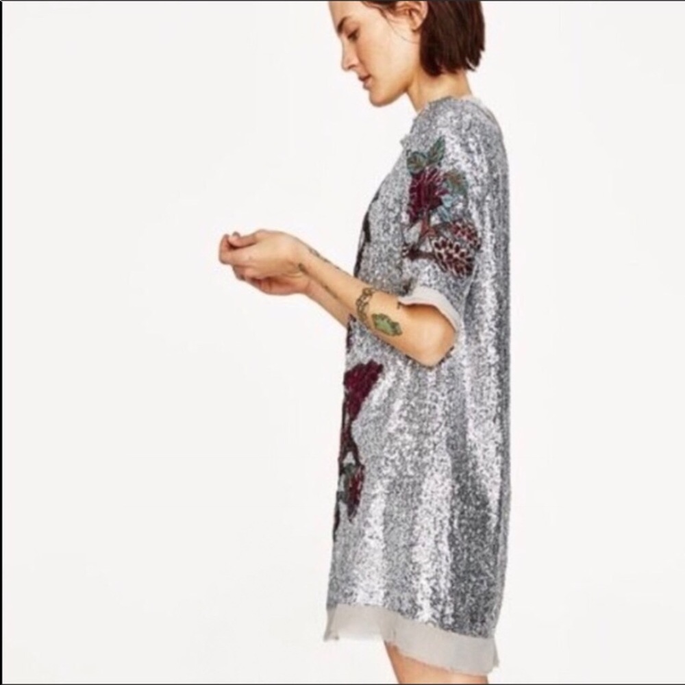 RARE ASO Alexis Rose in Schitt’s Creek Embroidered Sequin Dress NWT - Picture 15 of 16
